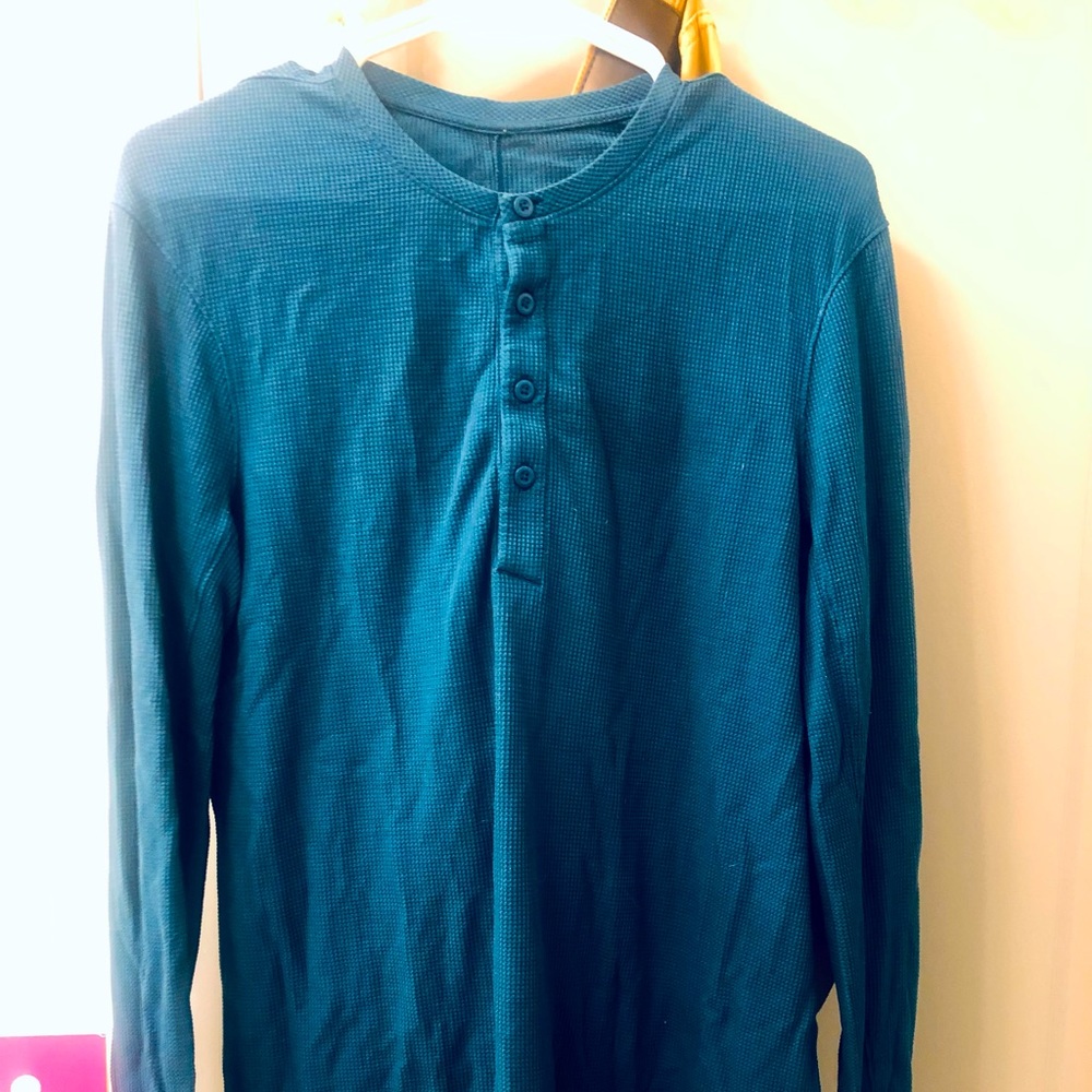 Lululemon Waffle Knit LS Henley